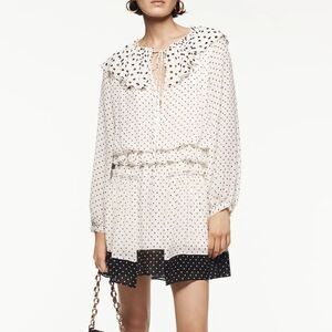ZARA POLKA DOT MINI DRESS LIMITED EDITION